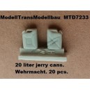 20 liter jerry cans. Wehrmacht. 20 pcs.